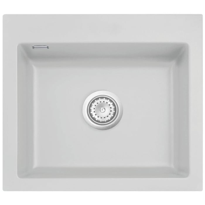 Systemceram Keradomo Mera 57 Einbauspüle mit Handbetätigung, ohne Hahnlochbohrung