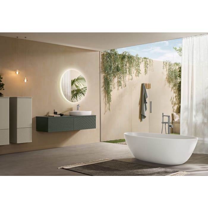 Villeroy & Boch Antao freistehende Badewanne 170 x 75 cm, mit SilentFlow