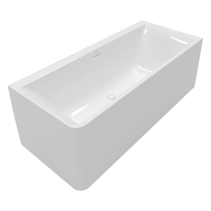 Villeroy & Boch Subway 3.0 Vorwand Badewanne für Eckeinbau rechts 180 x 80 cm, mit SilentFlow