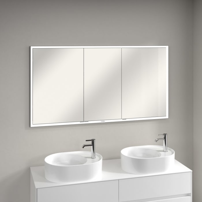 Villeroy & Boch My View Now Einbau-Spiegelschrank 140 cm, 3 Türen, Smart Home fähig