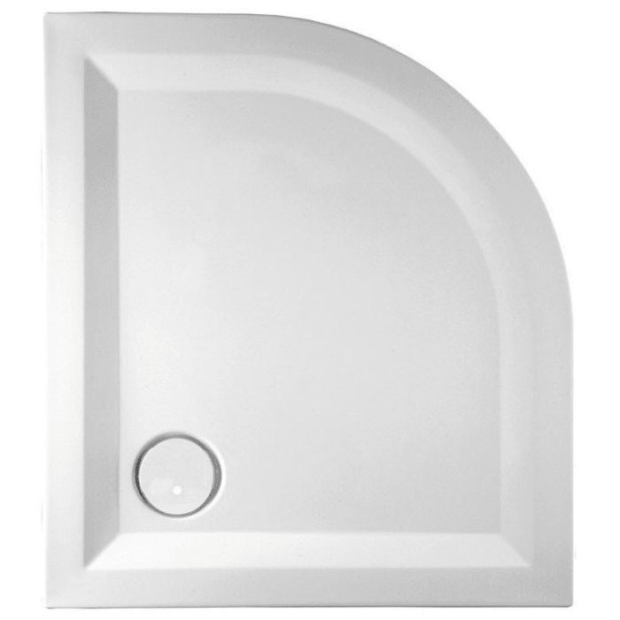 Mauersberger Viertelkreis Duschwanne Albis 90 x 80 superflach rechts