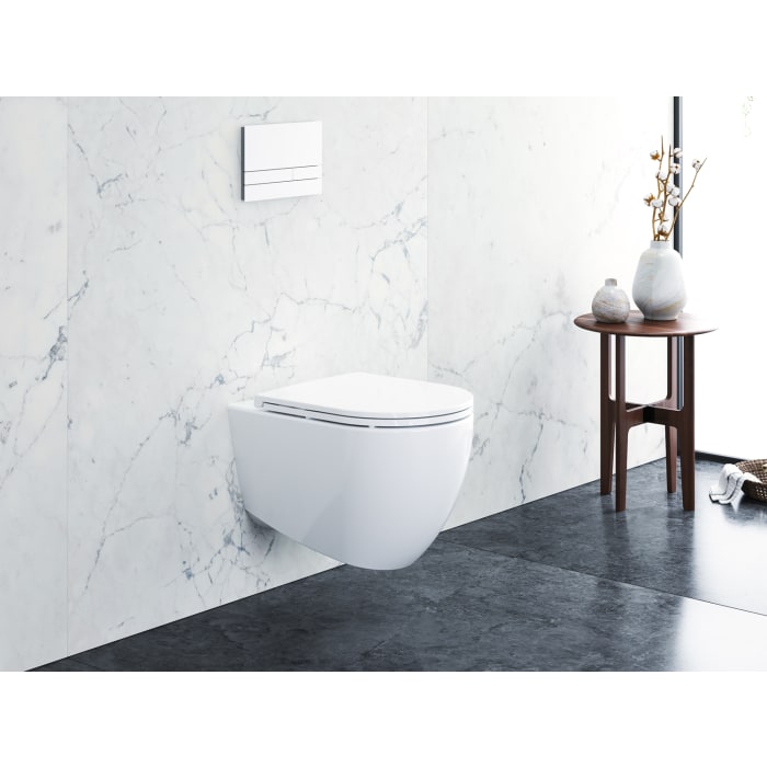 Art Wand-WC spülrandlos, ohne WC-Sitz