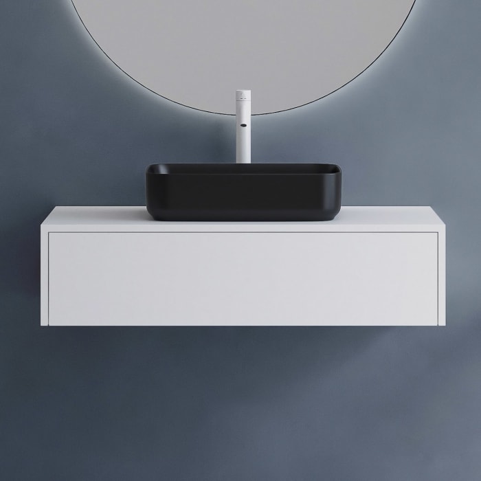 Art Waschtischkonsole 100 cm mit 1 Auszug