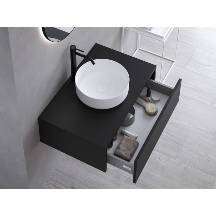 Art Waschtischkonsole 60 cm mit 1 Auszug