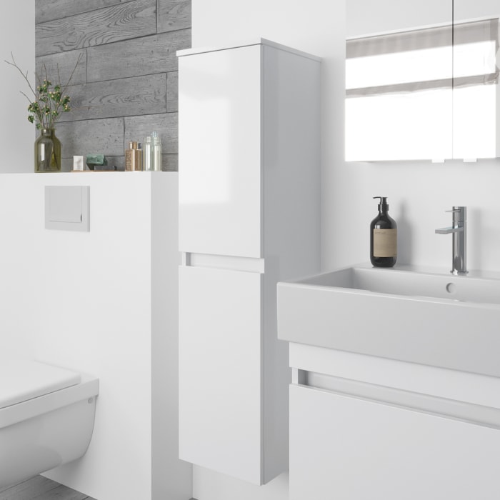 Lodge Seitenschrank 120 cm mit 2 Türen, Anschlag links