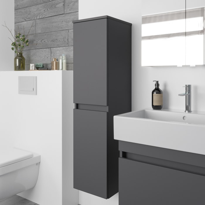 Lodge Seitenschrank 120 cm mit 2 Türen, Anschlag links