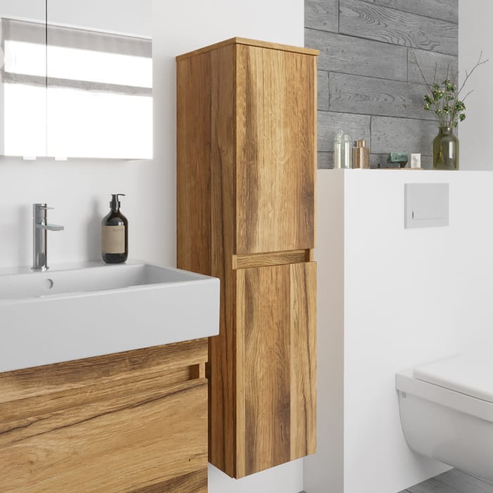 Lodge Seitenschrank 120 cm mit 2 Türen, Anschlag rechts