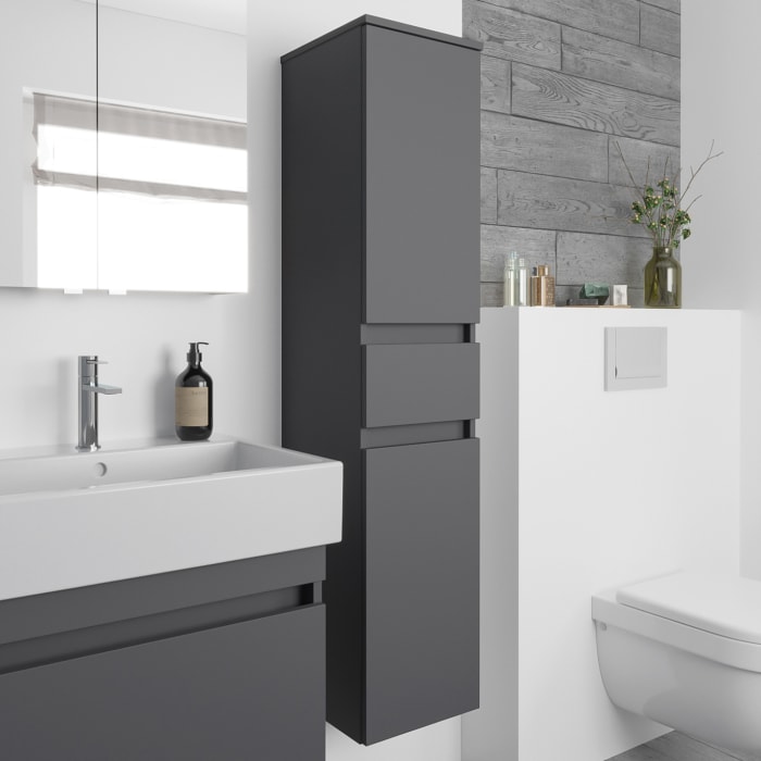 Lodge Seitenschrank 140 cm mit 2 Türen und 1 Auszug, Anschlag rechts