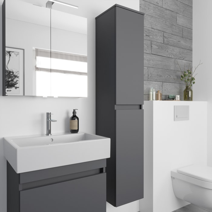 Lodge Seitenschrank 160 cm mit 2 Türen, Anschlag rechts