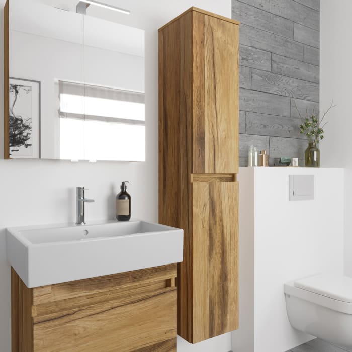 Lodge Seitenschrank 160 cm mit 2 Türen, Anschlag rechts