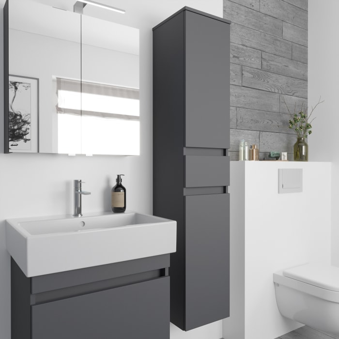 Lodge Seitenschrank 160 cm mit 2 Türen und 1 Auszug, Anschlag rechts