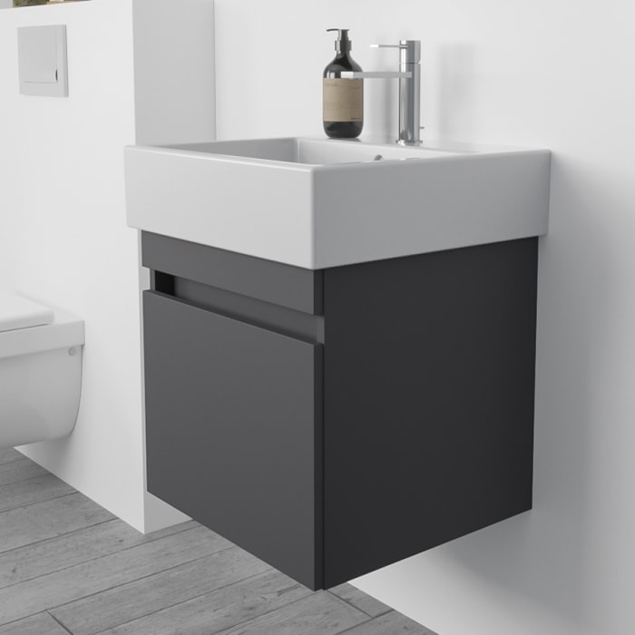 Lodge Waschtischunterschrank 40 cm mit 1 Auszug für Waschtisch Duravit Vero Air
