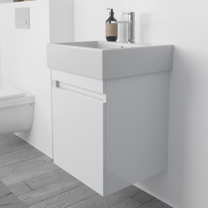 Lodge Waschtischunterschrank 40 cm mit 1 Tür, Anschlag links für Waschtisch Duravit Vero Air