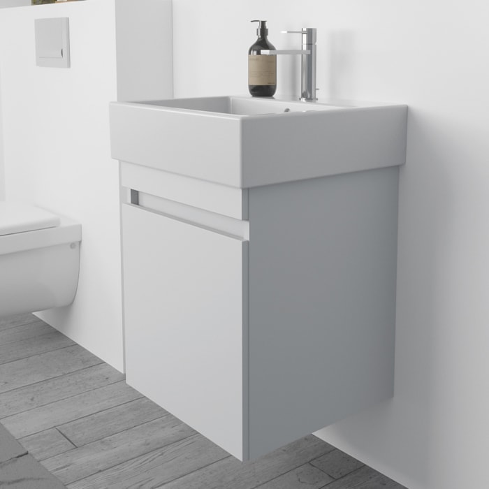 Lodge Waschtischunterschrank 40 cm mit 1 Tür, Anschlag links für Waschtisch Duravit Vero Air