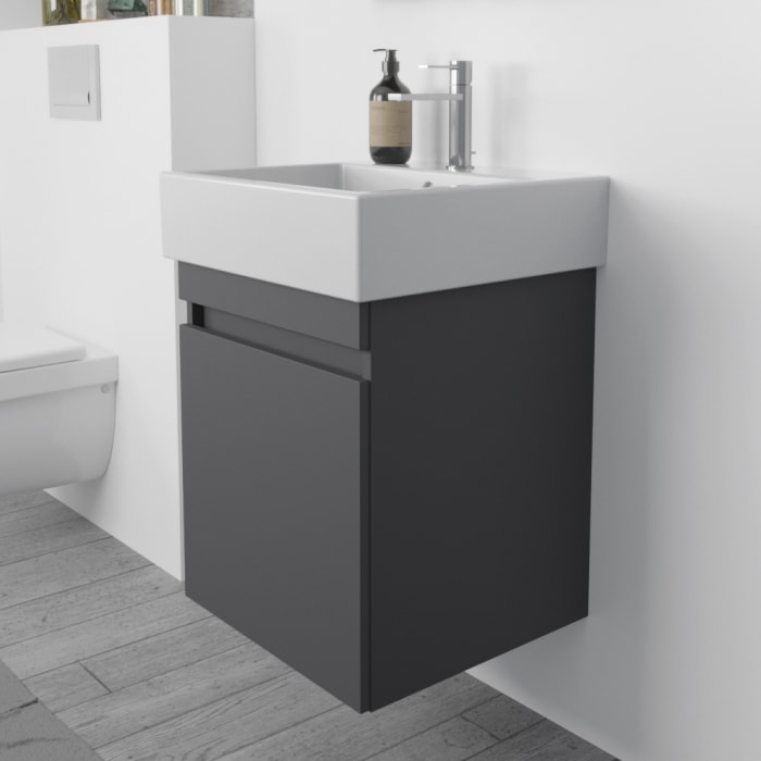 Lodge Waschtischunterschrank 46 cm mit 1 Tür, Anschlag links für Waschtisch Duravit Vero Air