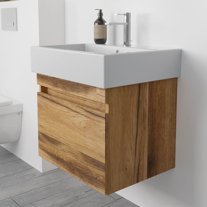 Lodge Waschtischunterschrank 56 cm mit 1 Auszug für Waschtisch Duravit Vero Air