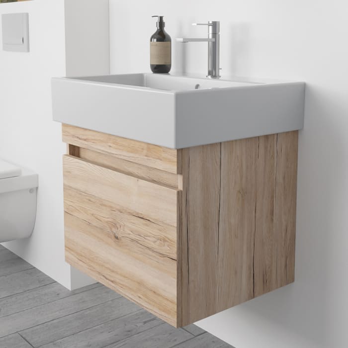 Lodge Waschtischunterschrank 56 cm mit 1 Auszug für Waschtisch Duravit Vero Air