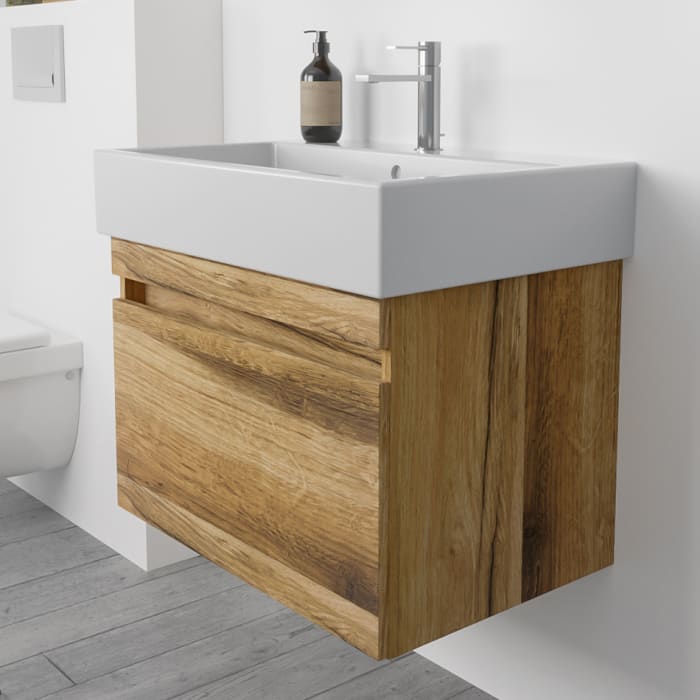 Lodge Waschtischunterschrank 66 cm mit 1 Auszug für Waschtisch Duravit Vero Air