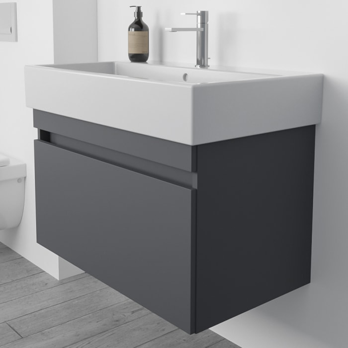 Lodge Waschtischunterschrank 76 cm mit 1 Auszug für Waschtisch Duravit Vero Air
