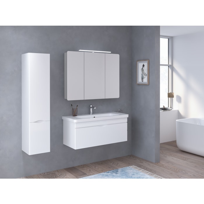 Home Waschtisch mit Unterschrank 50 cm, 2 Auszüge