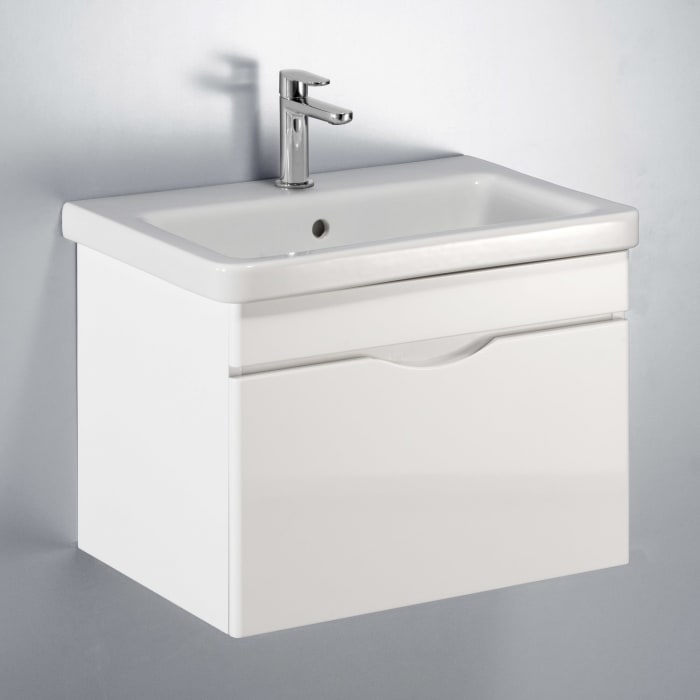 Home Waschtisch mit Unterschrank 60 cm, 1 Auszug