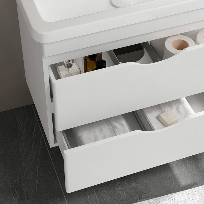 Home Waschtisch mit Unterschrank 100 cm, 2 Auszüge