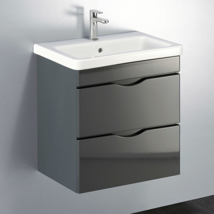 Home Waschtischunterschrank 60 cm, 2 Auszüge