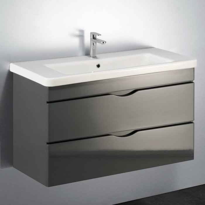 Home Waschtischunterschrank 100 cm, 2 Auszüge