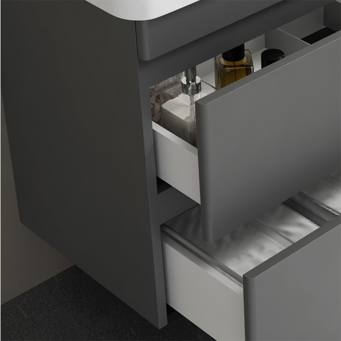 Home Waschtischunterschrank 50 cm, 2 Auszüge