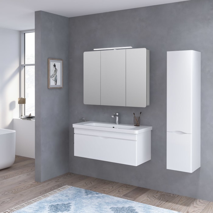 Home Waschtischunterschrank 100 cm, 1 Auszug