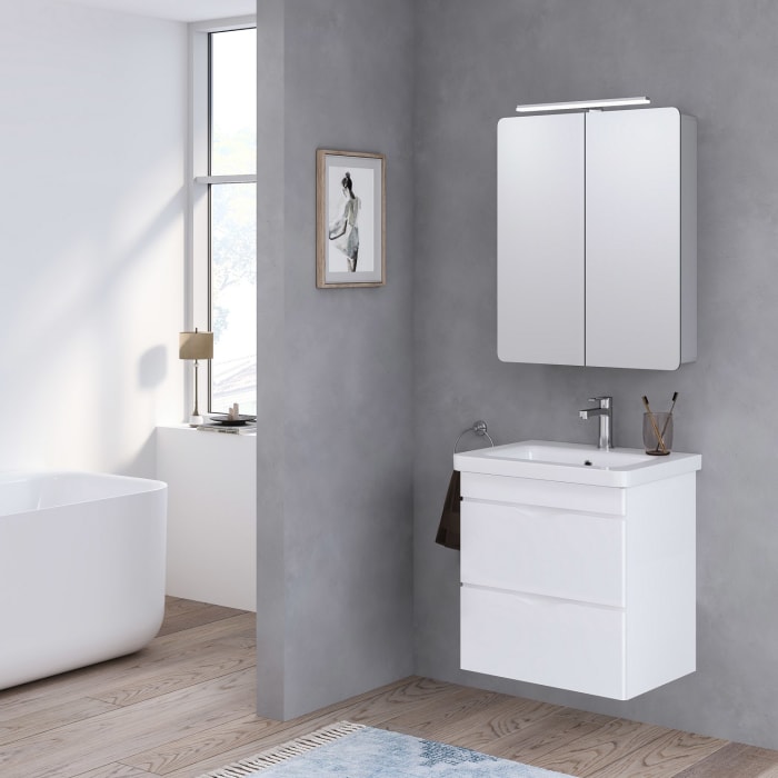 Home Waschtischunterschrank 60 cm, 2 Auszüge