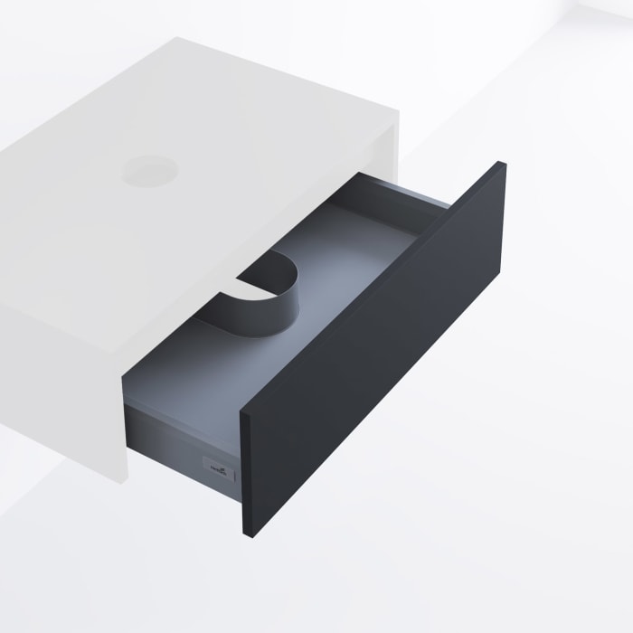 Art Ersatz-Auszug mit Front mit Siphonausschnitt für Waschtischkonsole Art. 21MF1004180I