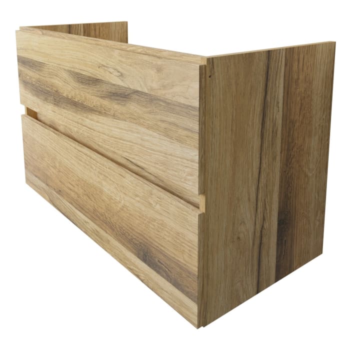 Lodge Waschtischunterschrank 95 cm mit 2 Auszügen für Waschtisch Villeroy & Boch Subway 2.0