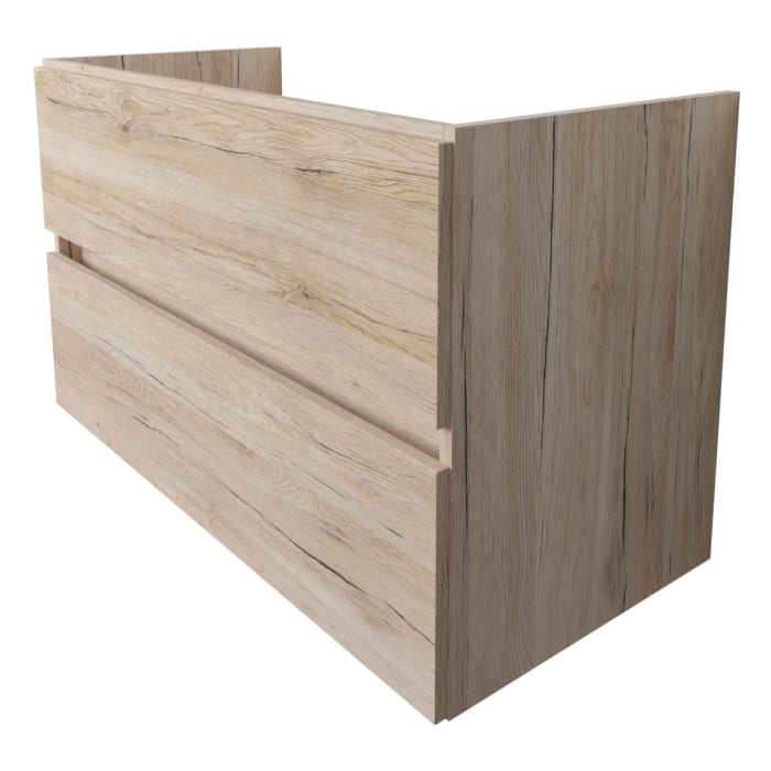 Lodge Waschtischunterschrank 95 cm mit 2 Auszügen für Waschtisch Villeroy & Boch Subway 2.0