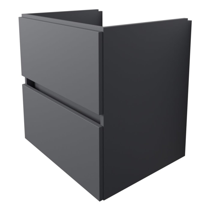 Lodge Waschtischunterschrank 55 cm mit 2 Auszügen für Waschtisch Geberit iCon