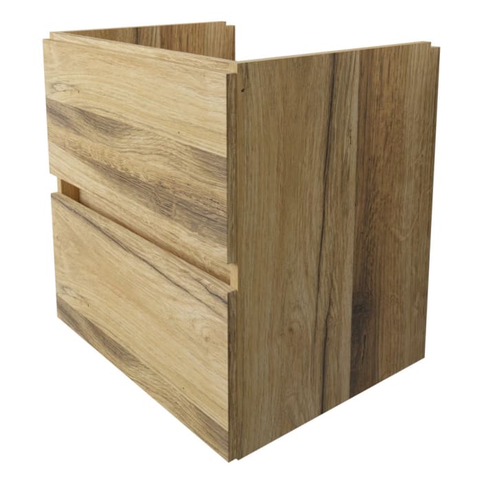 Lodge Waschtischunterschrank 53 cm mit 2 Auszügen für Waschtisch Geberit Renova