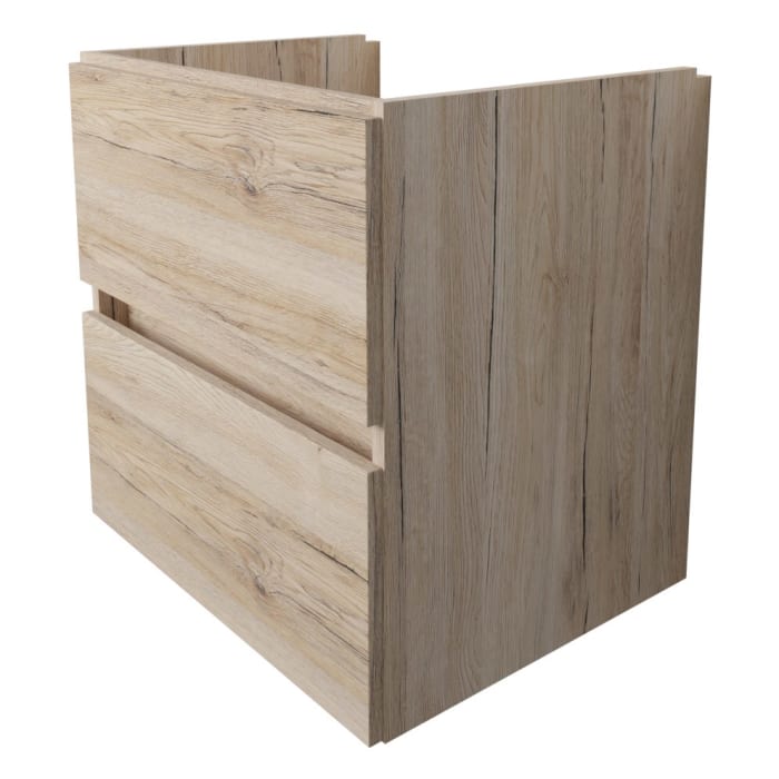 Lodge Waschtischunterschrank 53 cm mit 2 Auszügen für Waschtisch Geberit Renova