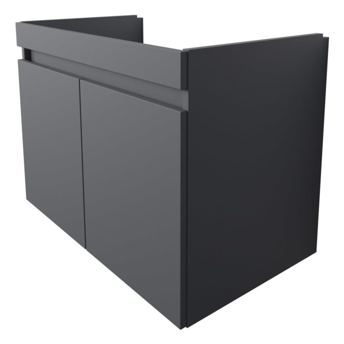 Lodge Waschtischunterschrank 78 cm mit 2 Türen für Waschtisch Geberit Renova