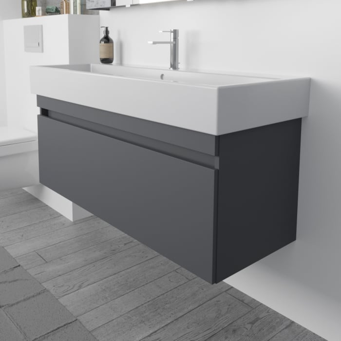 Lodge Waschtischunterschrank 115 cm mit 1 Auszug für Waschtisch Duravit Vero Air