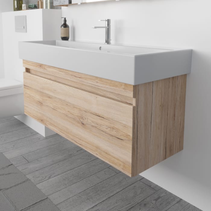 Lodge Waschtischunterschrank 115 cm mit 1 Auszug für Waschtisch Duravit Vero Air