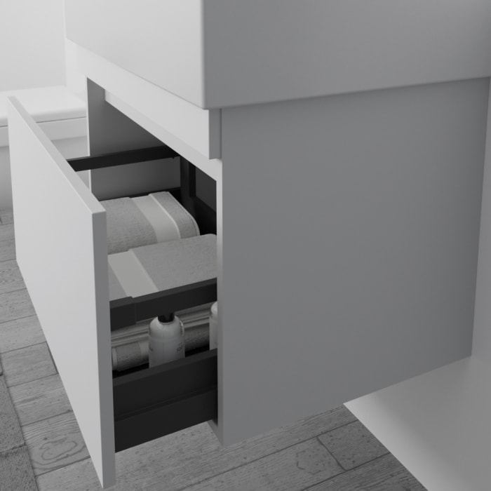 Lodge Waschtischunterschrank 61 cm mit 1 Auszug für Waschtisch Duravit Me by Stark