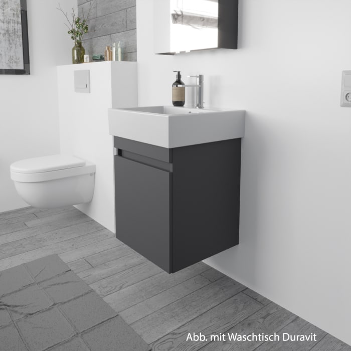 Lodge Waschtischunterschrank 40 cm mit 1 Tür, Anschlag rechts für Waschtisch Duravit Vero Air