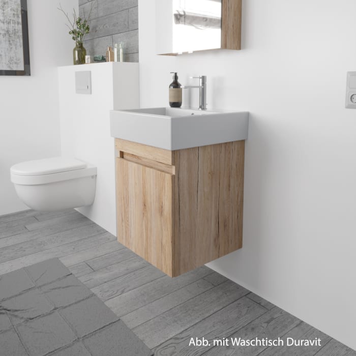 Lodge Waschtischunterschrank 40 cm mit 1 Tür, Anschlag rechts für Waschtisch Duravit Vero Air