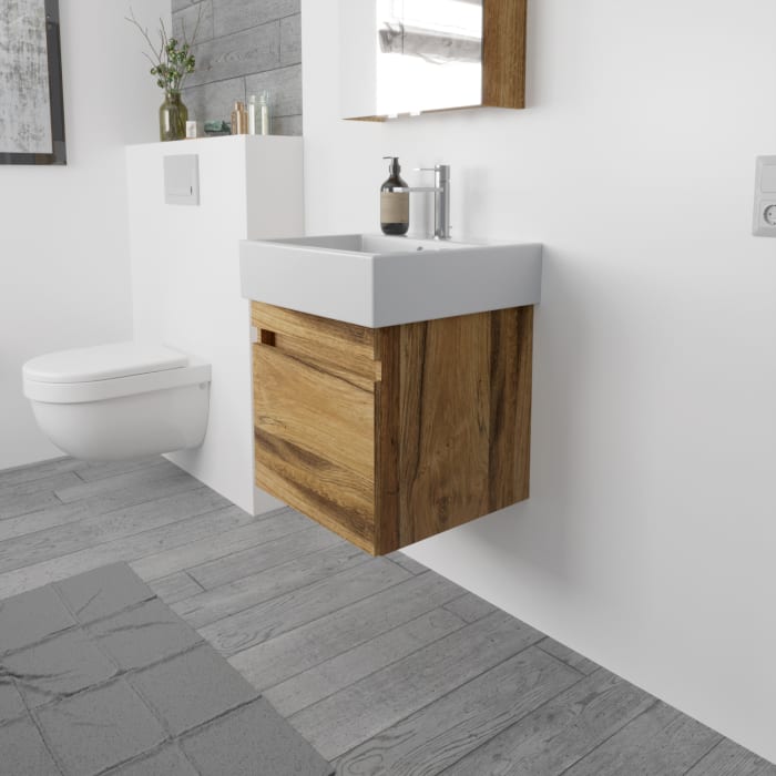 Lodge Waschtischunterschrank 46 cm mit 1 Auszug für Waschtisch Duravit Vero Air