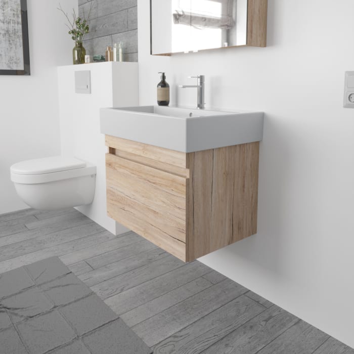 Lodge Waschtischunterschrank 66 cm mit 1 Auszug für Waschtisch Duravit Vero Air