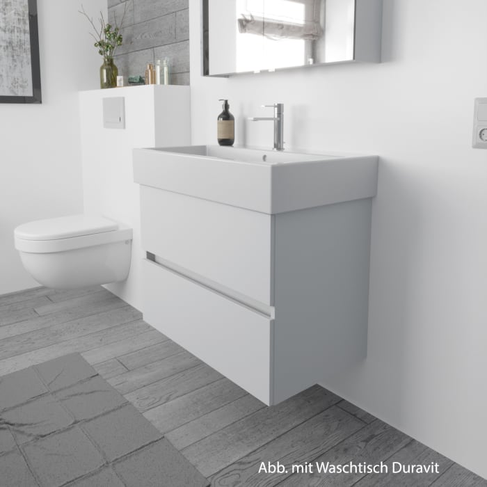 Lodge Waschtischunterschrank 76 cm mit 2 Auszügen für Waschtisch Villeroy & Boch Avento