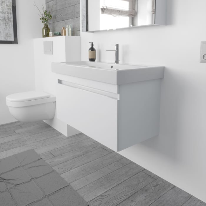 Lodge Waschtischunterschrank 85 cm mit 1 Auszug für Waschtisch Geberit iCon