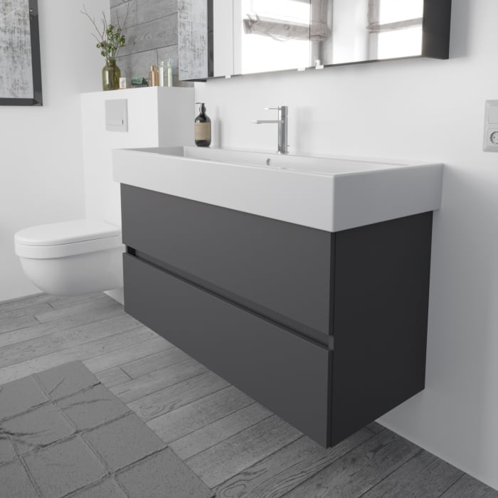 Lodge Waschtischunterschrank 115 cm mit 1 Auszug für Waschtisch Duravit Vero Air