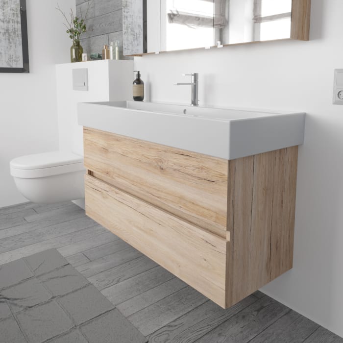 Lodge Waschtischunterschrank 115 cm mit 1 Auszug für Waschtisch Duravit Vero Air