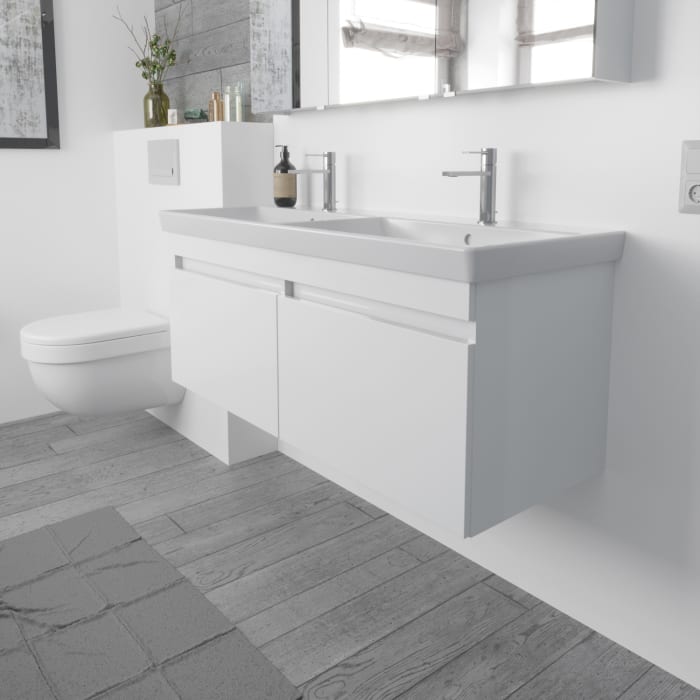 Lodge Doppel-Waschtischunterschrank 116 cm mit 2 Auszügen für Waschtisch Villeroy & Boch Avento